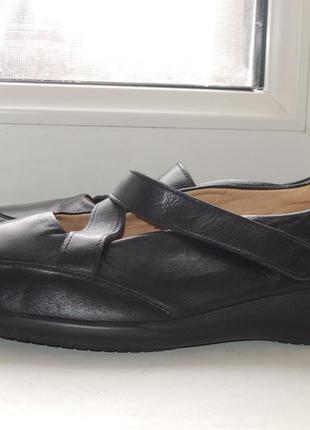 Фирменные мягкие кожаные туфли балетки hartjes (австрия) р.38 (25 см)2 фото