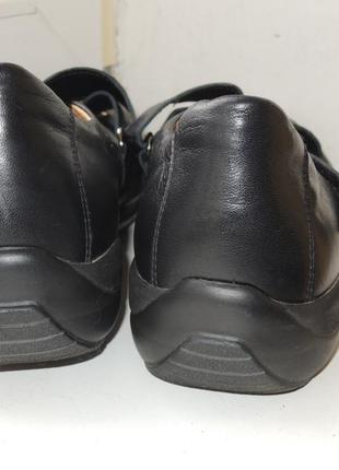 Фирменные мягкие кожаные туфли балетки hartjes (австрия) р.38 (25 см)3 фото