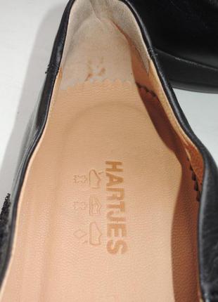 Фирменные мягкие кожаные туфли балетки hartjes (австрия) р.38 (25 см)5 фото