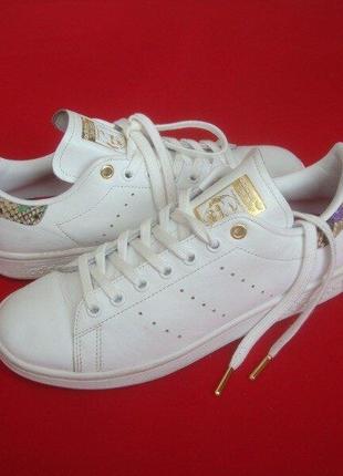 Кросівки White adidas stan smith оригінал шкіра 40 розмір 26 cm