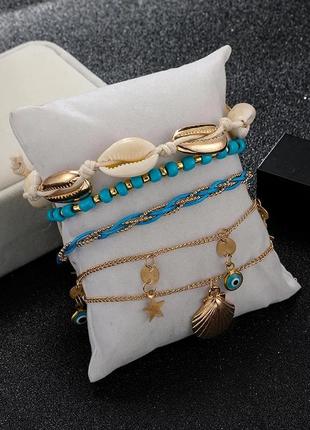 Набір браслетів ножних