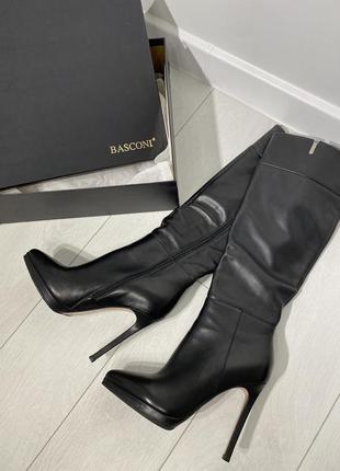 Кожаные сапоги basconi