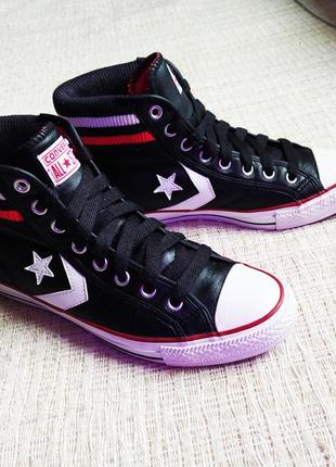 Кеды converse all*star оригинал унисекс. конверс. новое состояние. натуральная кожа. стельки 25,5 см