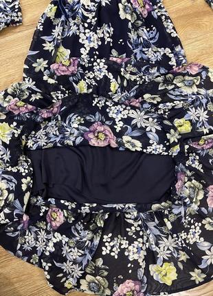 Цветочное платье миди 5