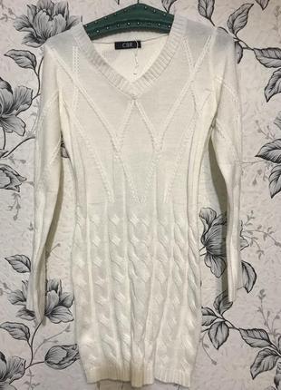 Сукня біле,тепле плаття,сукня жіноча,туніка,сукня