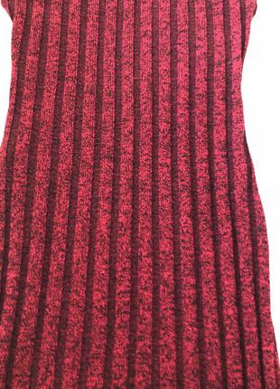 Марсаловое плаття рубчик 4