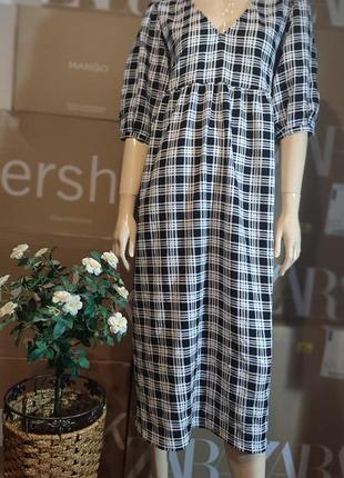 Лёгкое платье в клетку h&m