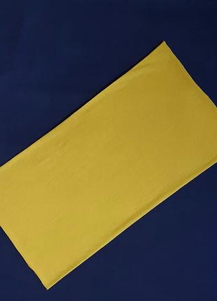 Жовтий трикотажний бафф шарф хомут снуд балаклава стік з німеччини