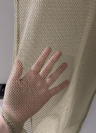 Пляжное платье-сетка