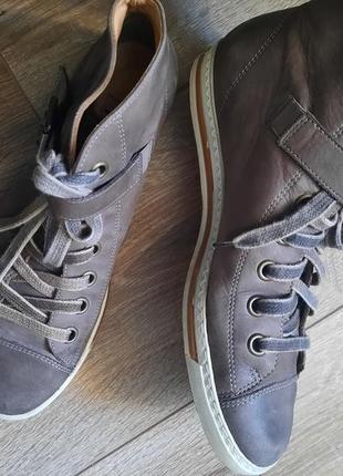 Кожаные кеды 26см