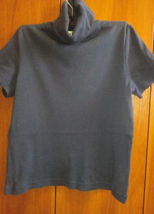 Водолазка с коротким рукавом хлопок