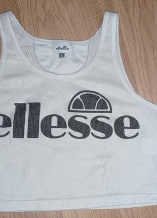 Топ білий майка сітка ellesse4 фото