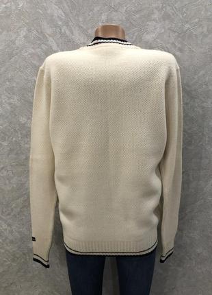 Свитер пуловер винтажный  шерсть размер m-l ellesse3 фото