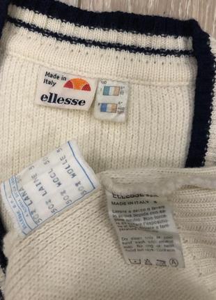 Свитер пуловер винтажный  шерсть размер m-l ellesse4 фото