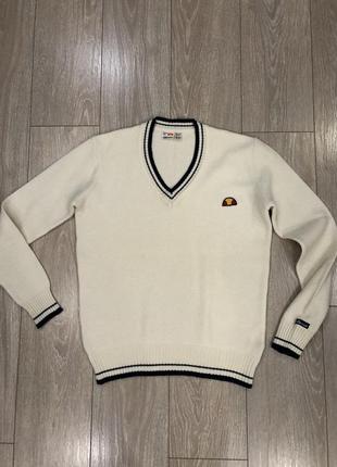 Свитер пуловер винтажный  шерсть размер m-l ellesse5 фото