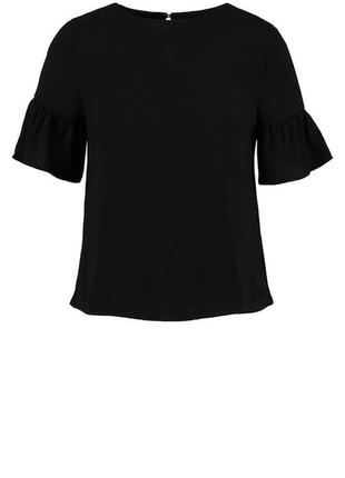 Шикарная черная блуза new look2 фото