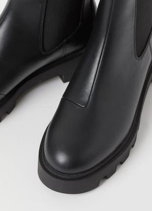 Высокие ботинки челси с эластичными вставками h&m3 фото