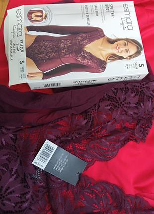 Красивый женский бордовый боди с рукавами. боді