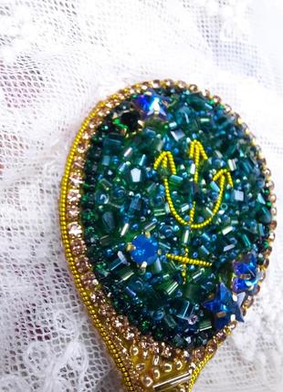 Брошка дзеркало нептуна