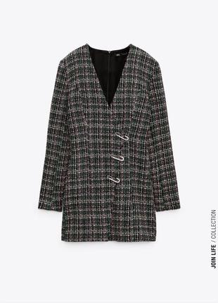 Zara твидовое платье 7