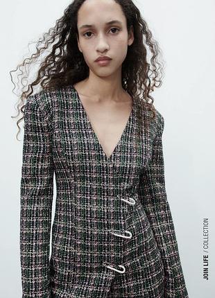 Zara твидовое платье 4