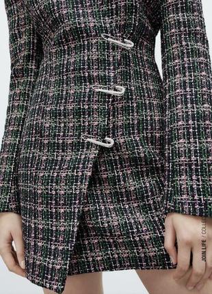 Zara твидовое платье 3