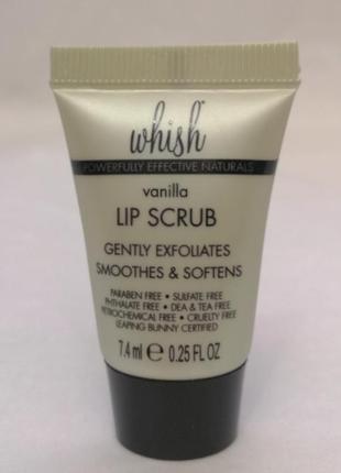 Whish vanilla lip scrub-скраб для губ з ваніллю , 7,4 мл