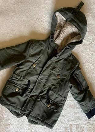 Куртка-парка хаки р.86