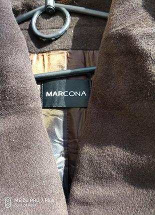 Підлозі пальто демісезонне marcona шерсть 46-483 фото