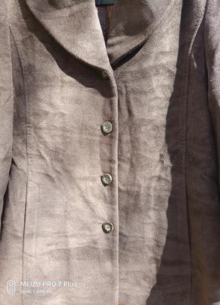 Полу пальто демисезонное marcona шерсть 46-489 фото