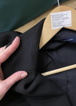 Чёрный базовый пиджак french connection3 фото