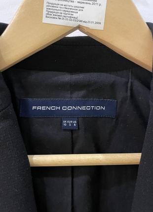 Чёрный базовый пиджак french connection2 фото