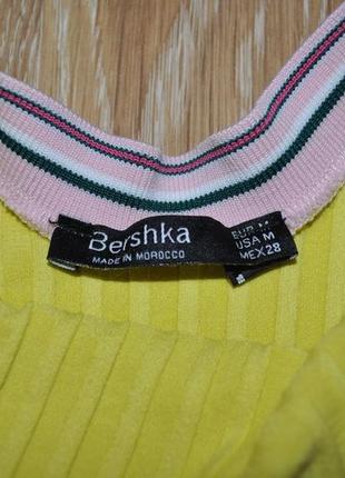 Стильное лимонное боди bershka6 фото