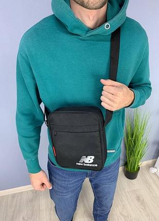Сумка new balance текстиль чорна