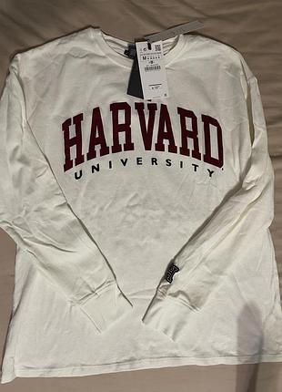 Лонгслив harvard zara