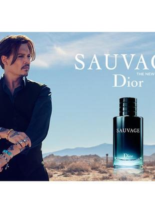 Продам парфумовану воду dior sauvage оригиналдля такого ж шикарного чоловіка, як джонні депп :)4 фото