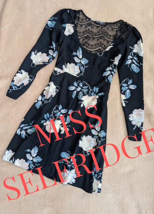 Miss selfridge  платье из вискозы р 12