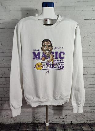 Свитшот nba mitchell and ness magic johnson caricature 
оригинал