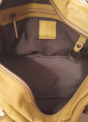 Кожаная сумочка багет, боул7 фото