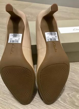 Женские туфли clarks calla rose кремовые5 фото