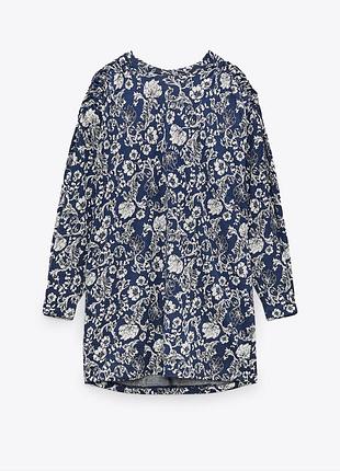Жаккардовое платье zara 5