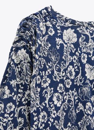 Жаккардовое платье zara 7