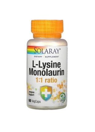 Solaray l - lysine monolaurin