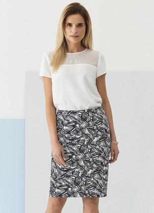 Летняя юбка-карандаш с рисунком. модель qc402 sunwear