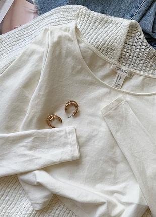 Молочний топ forever 21