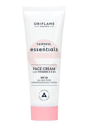 Осветляющий крем для лица с spf 10 fairness essentials