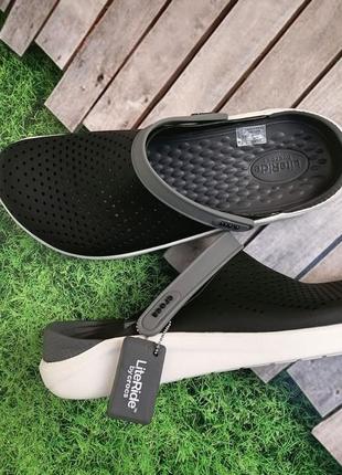 Чоловічі крокси сабо crocs literide clog чорні