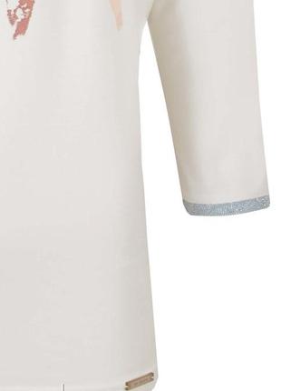 Блуза sophy zaps молочного цвета.4 фото