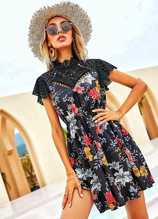 Shein . сукня квітковий принт 5