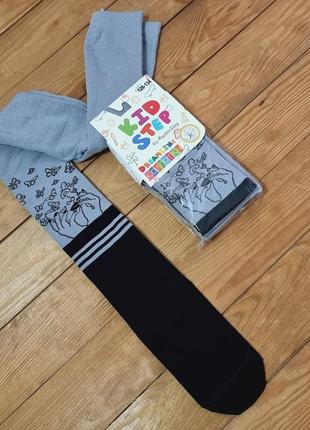 Колготи для дівчинки "грація", зріст 128-134, колір сірий